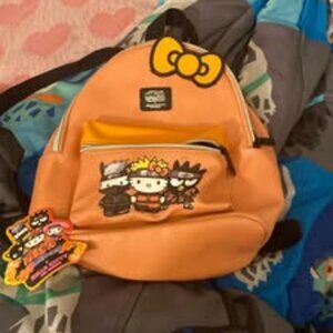 New with tags hello kitty x Naruto collaboration mini backpack